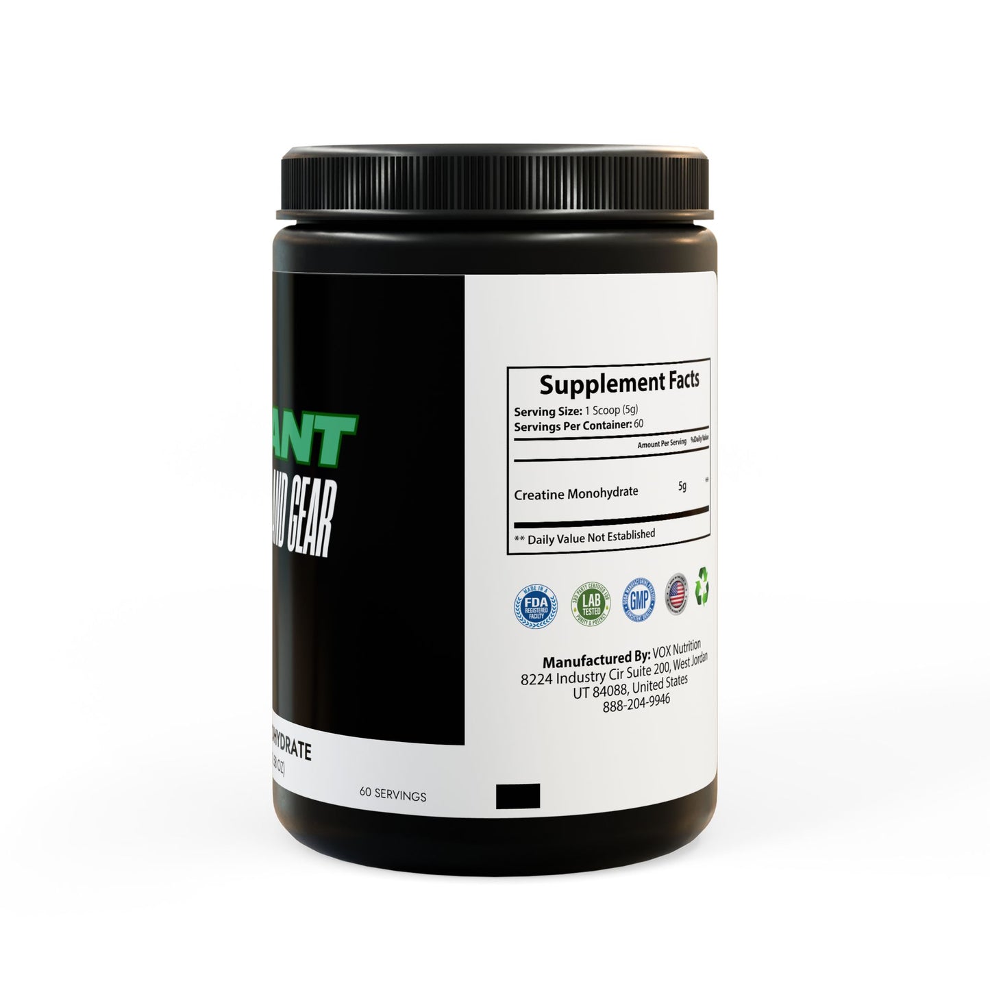 Creatine Monohydrate Supplement (300g, 10.58oz)