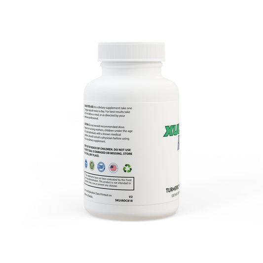 Turmeric with BioPerine® (Black Pepper Fruit Extract) Supplement (60 Capsules)